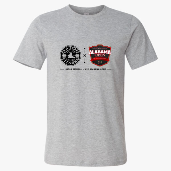 Gator Fitness x NPC Alabama Open Collab Tee - Athletic Heather Unisex USA-Made Jersey Tee Thumbnail